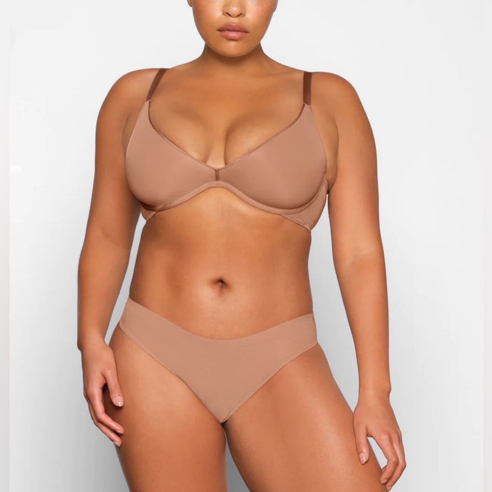 SKIMS Weightless Scoop Bra Sienna Size 34DDD